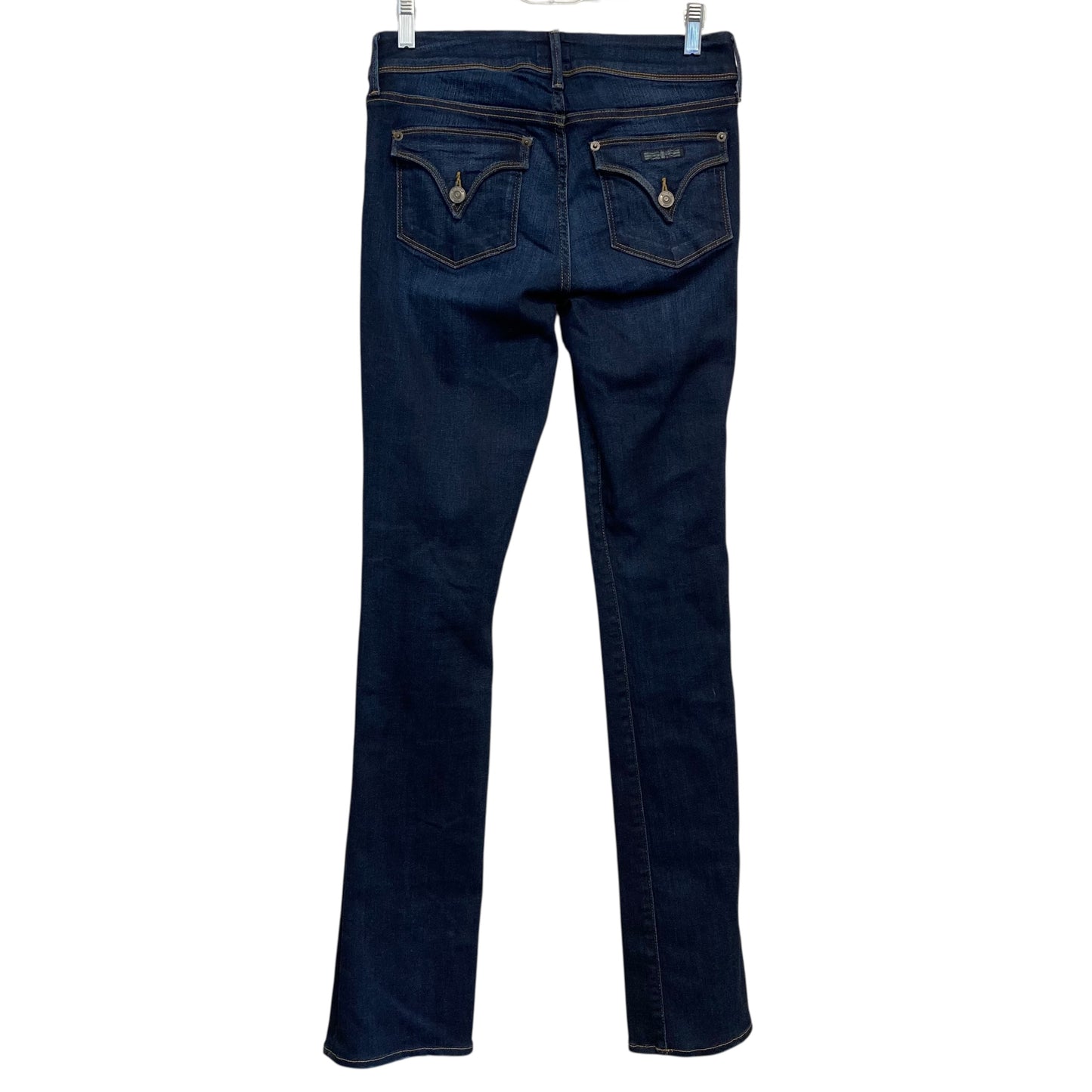 Jeans Straight By Hudson In Blue Denim, Size:6