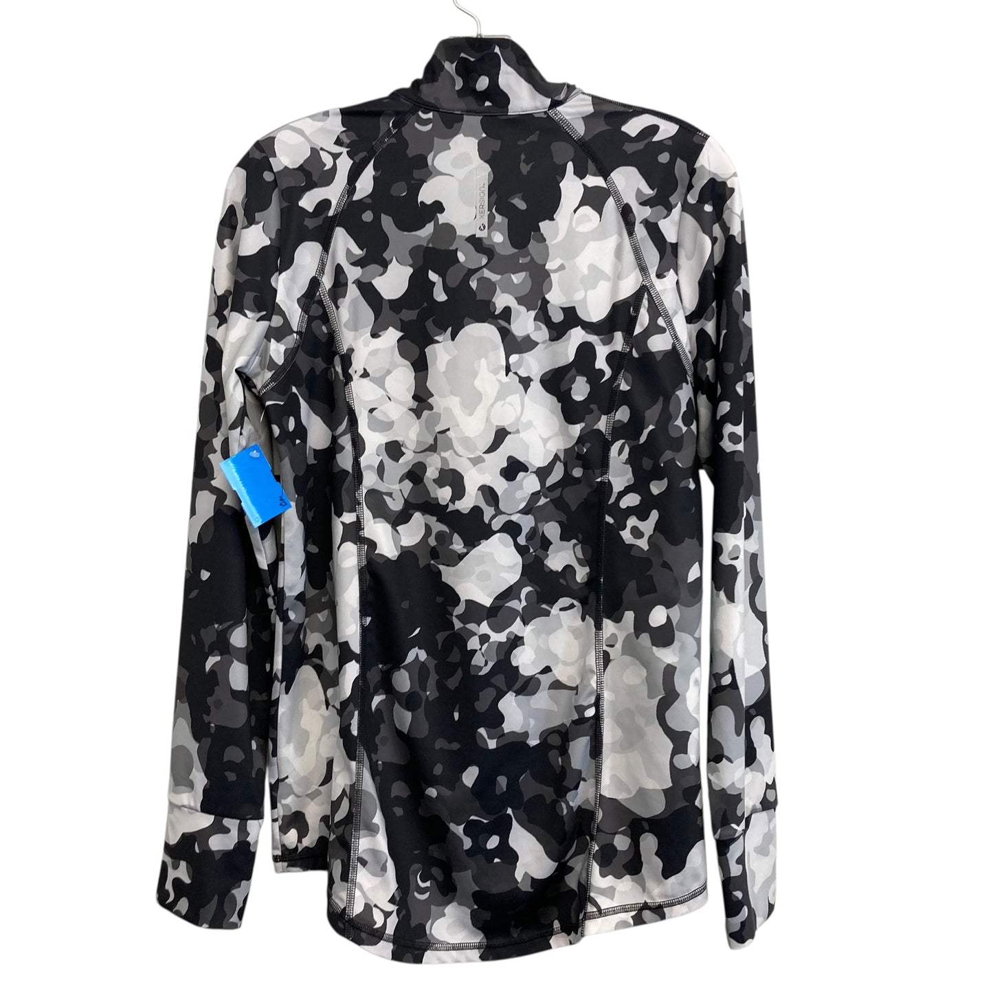 Athletic Top Ls Collar By Xersion In Camouflage Print, Size:S