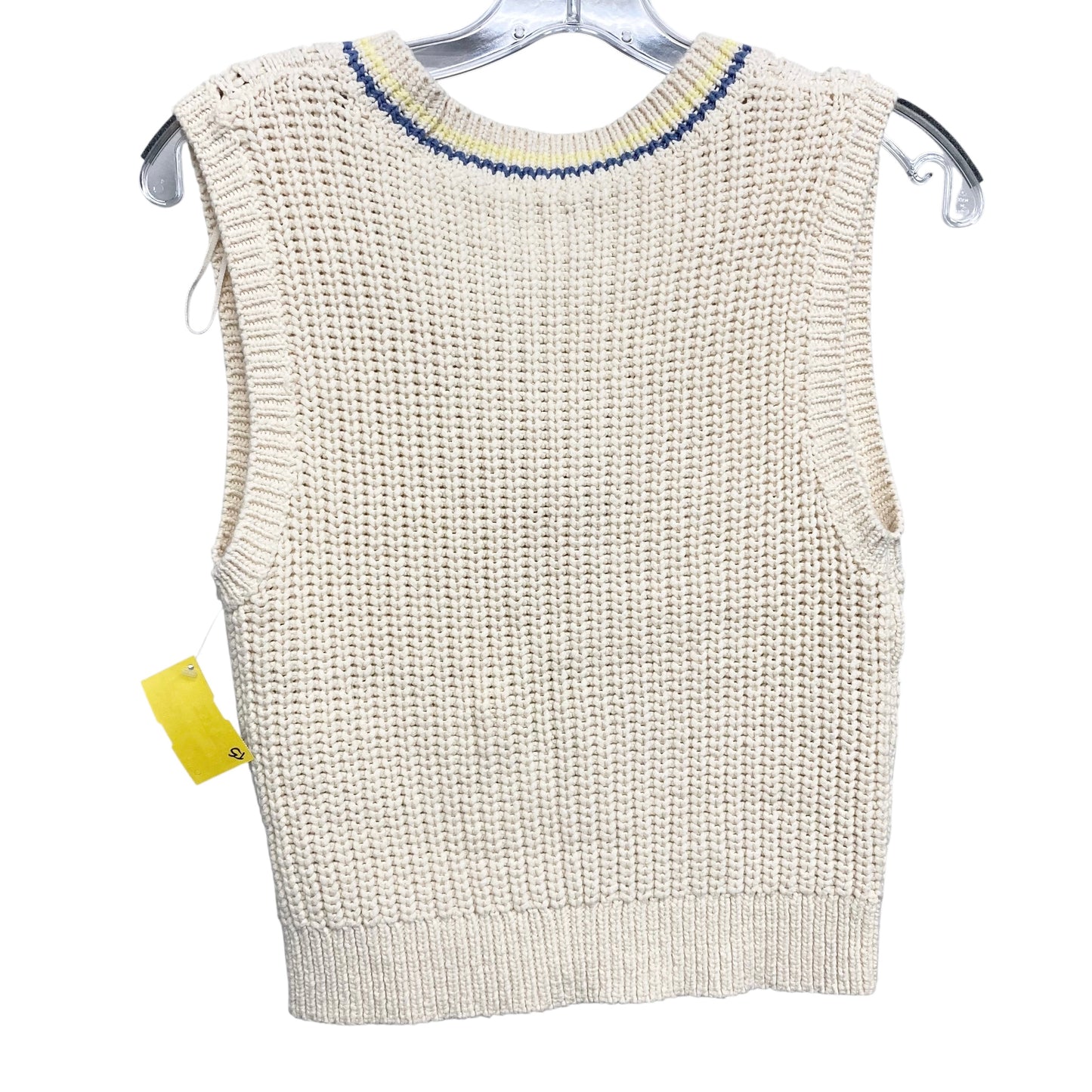 Vest Sweater By American Eagle In Cream, Size:S