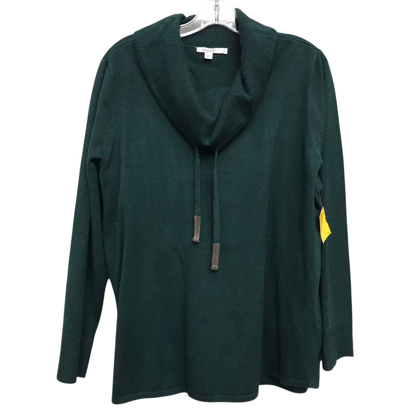 Sweater By Chicos In Green, Size:Xl