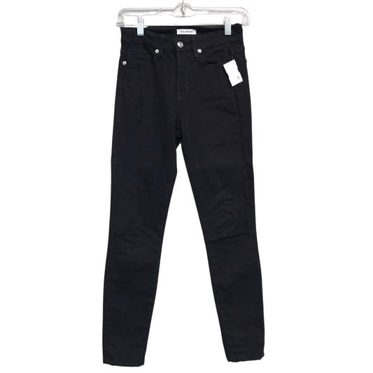 Jeans Skinny By Good American In Black Denim, Size:0