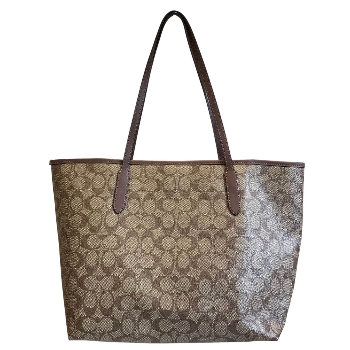 Tote Designer By Coach In Brown, Size:Medium