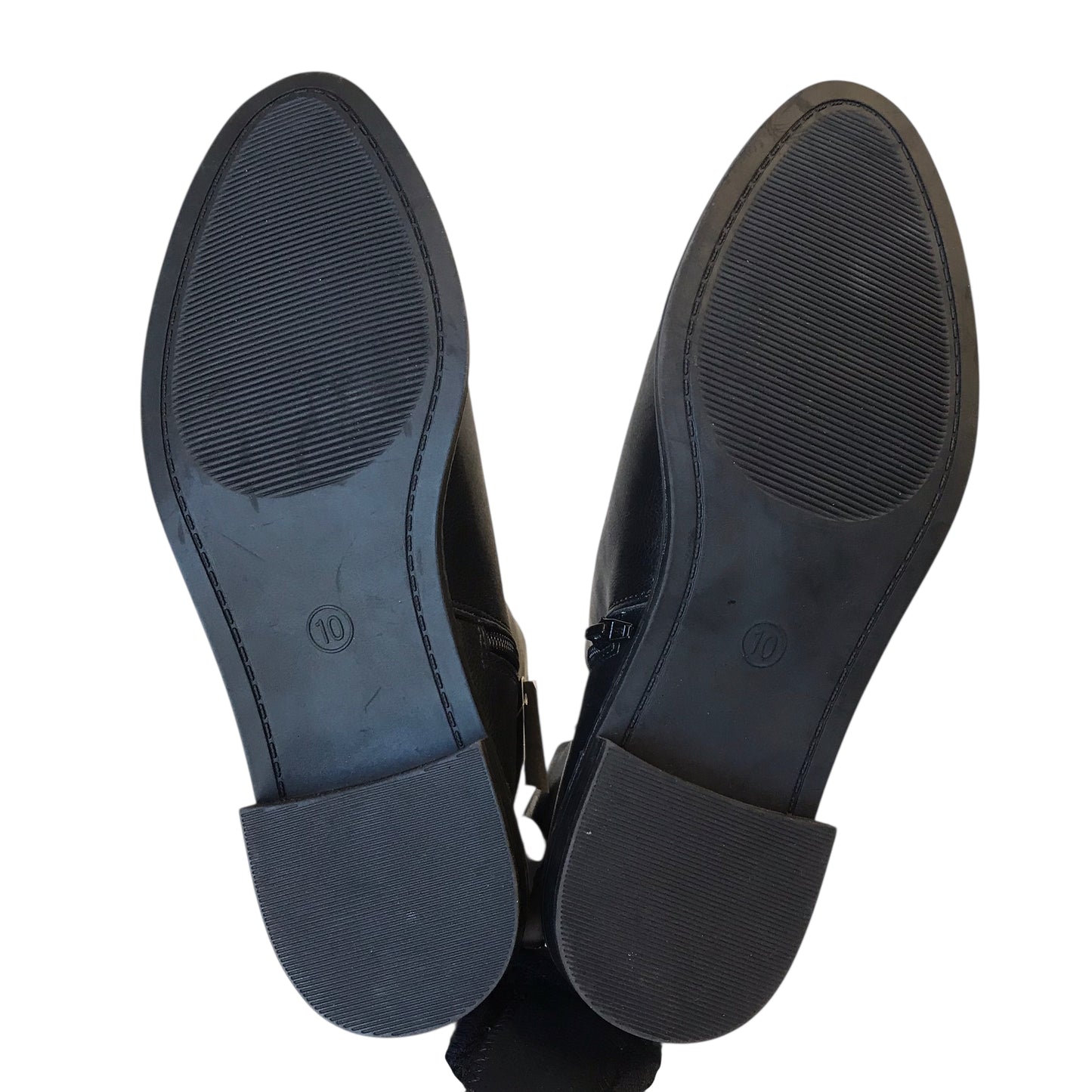Boots Ankle Flats By Universal Thread In Black, Size:10