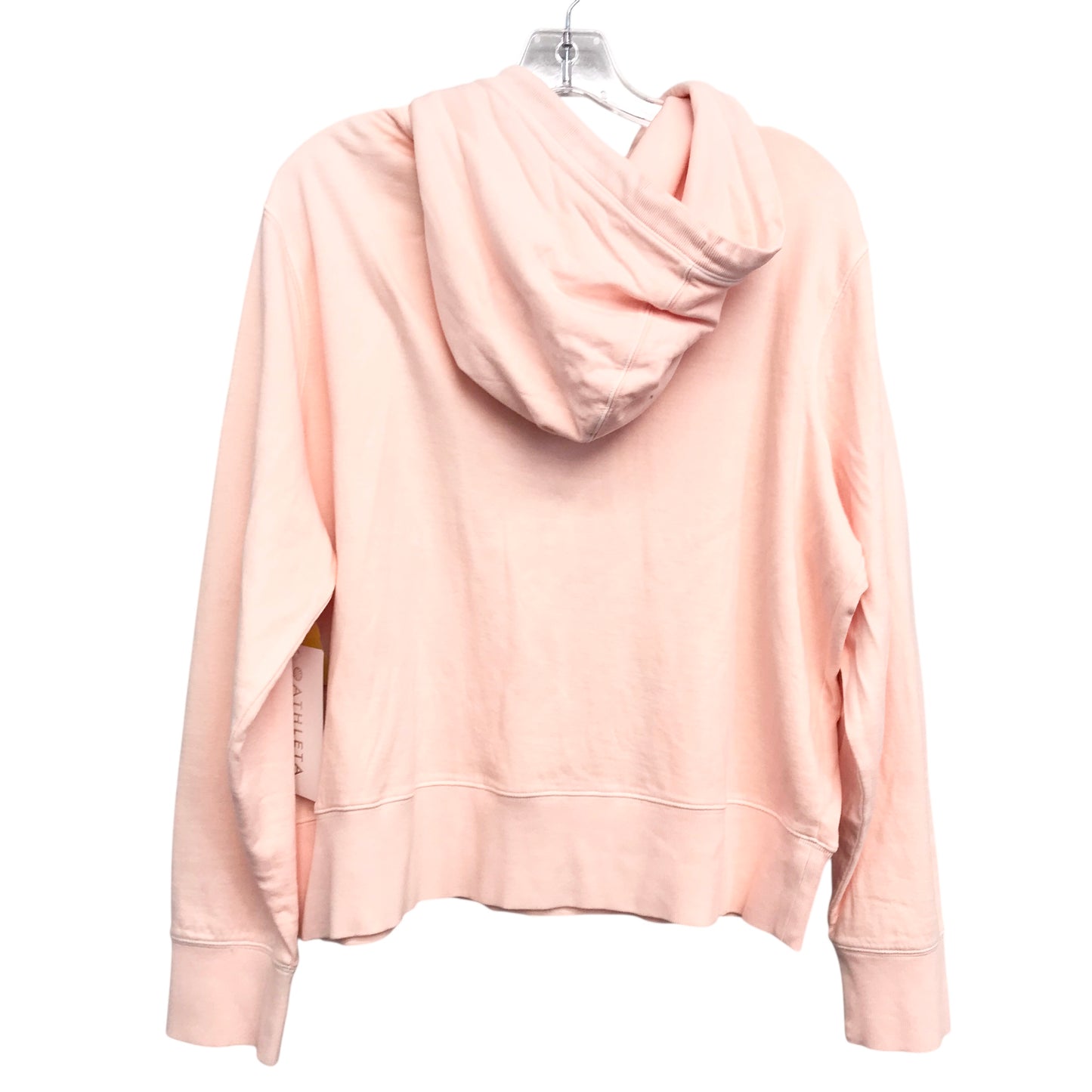 Athletic Sweatshirt Hoodie By Athleta In Peach, Size:2X