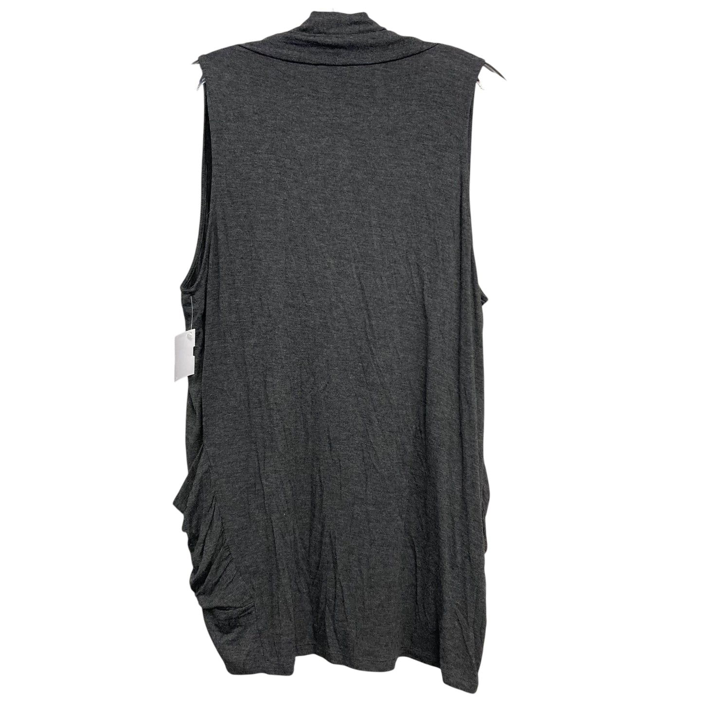 Vest Other By Zenana Outfitters In Grey, Size:L