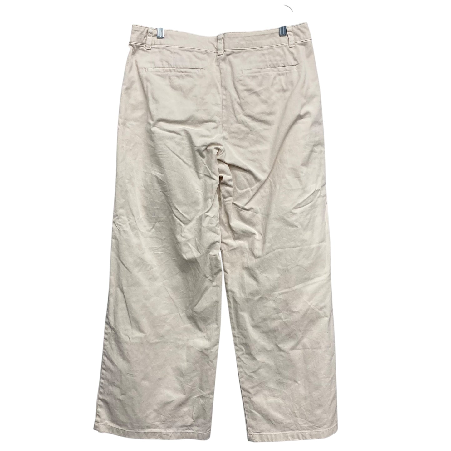 Jeans Wide Leg By Gap In Cream, Size:12