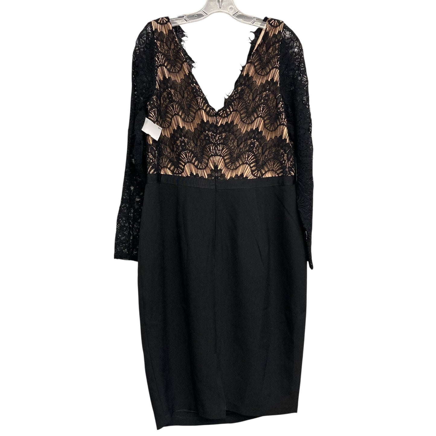 Dress Party Midi By City Chic In Black, Size:XL