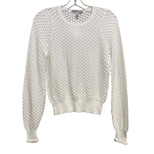 Sweater By Cotton by Autumn Cashmere In White, Size:Xs