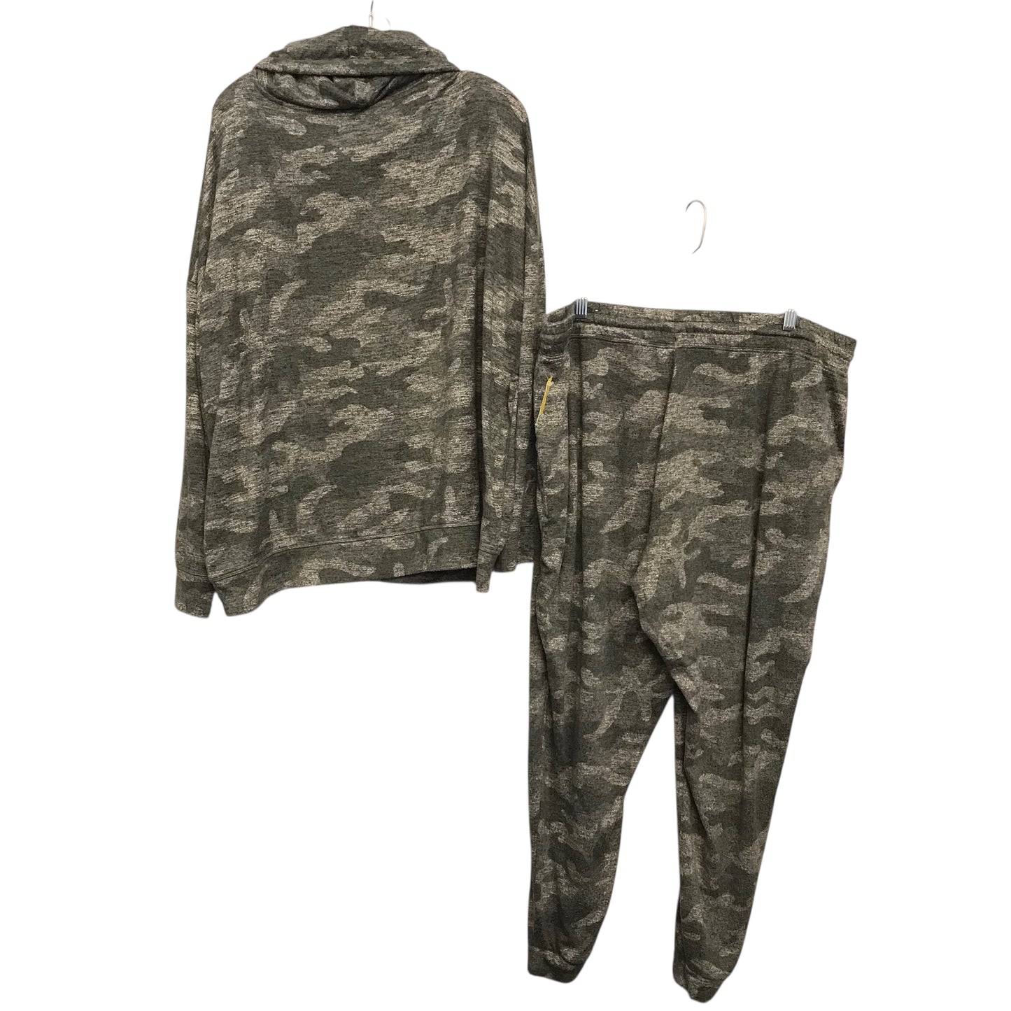 Pants Set 2Pc By Maurices In Camouflage Print, Size:2X