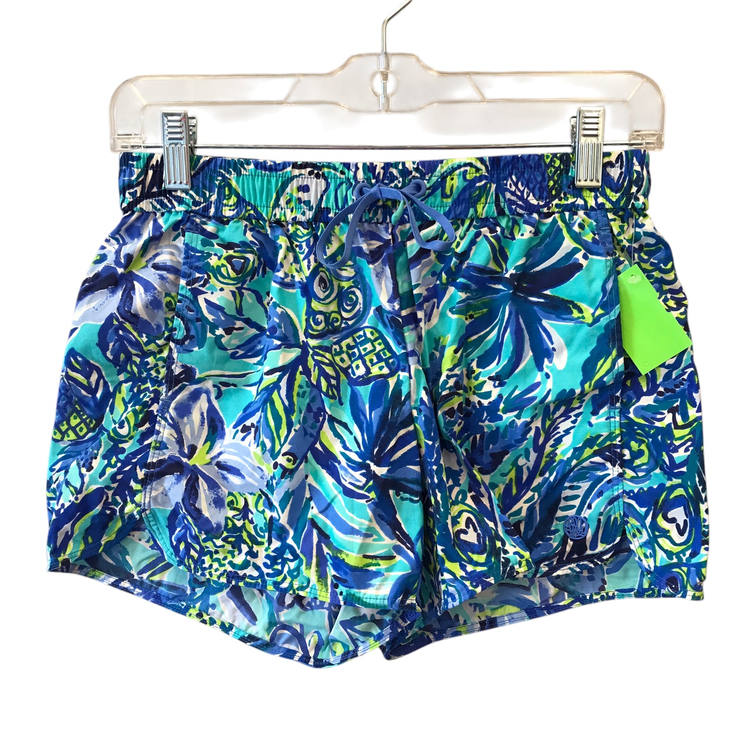 Shorts Designer By Lilly Pulitzer In Blue & Green, Size:Xs