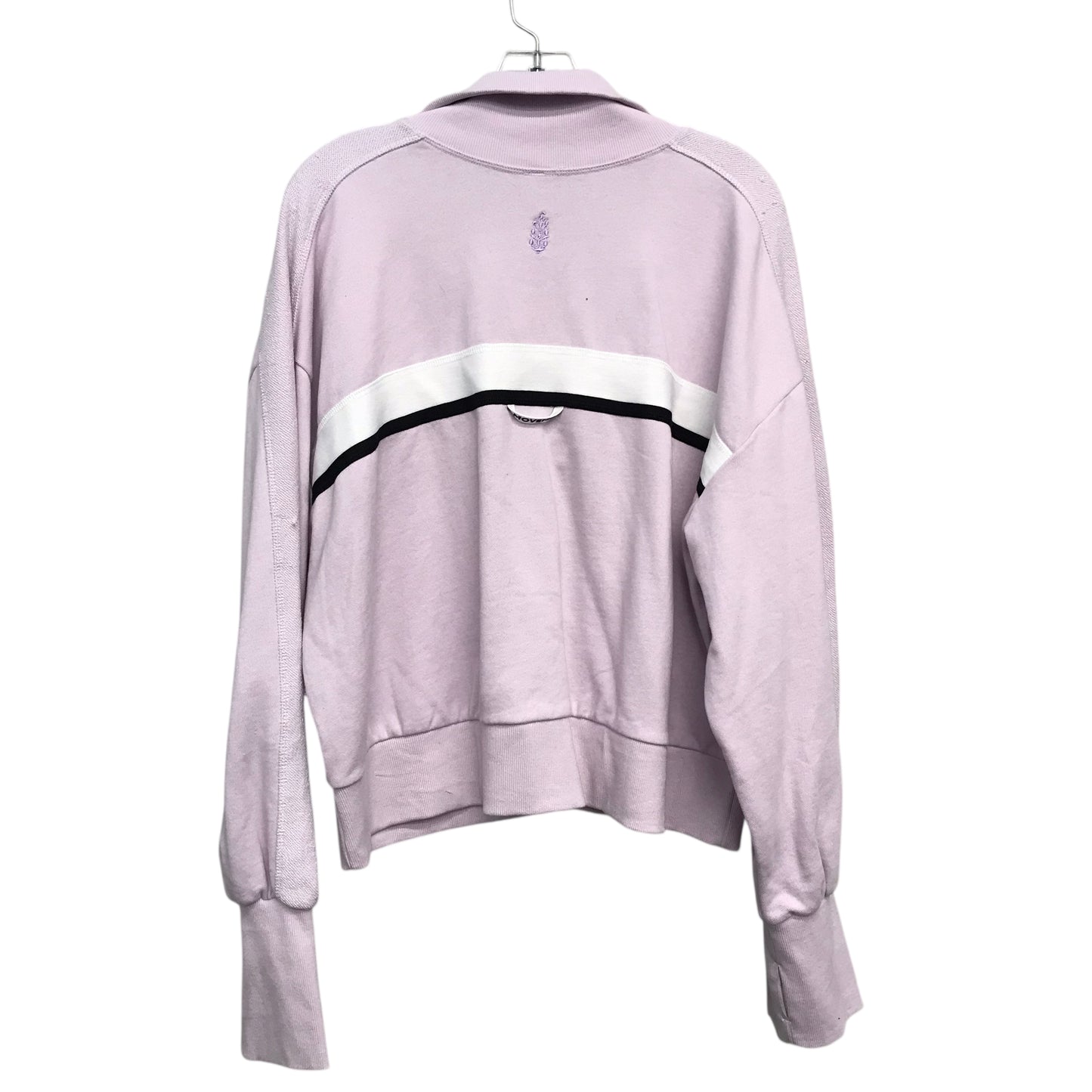 Athletic Sweatshirt Crewneck By Free People In Purple, Size:L