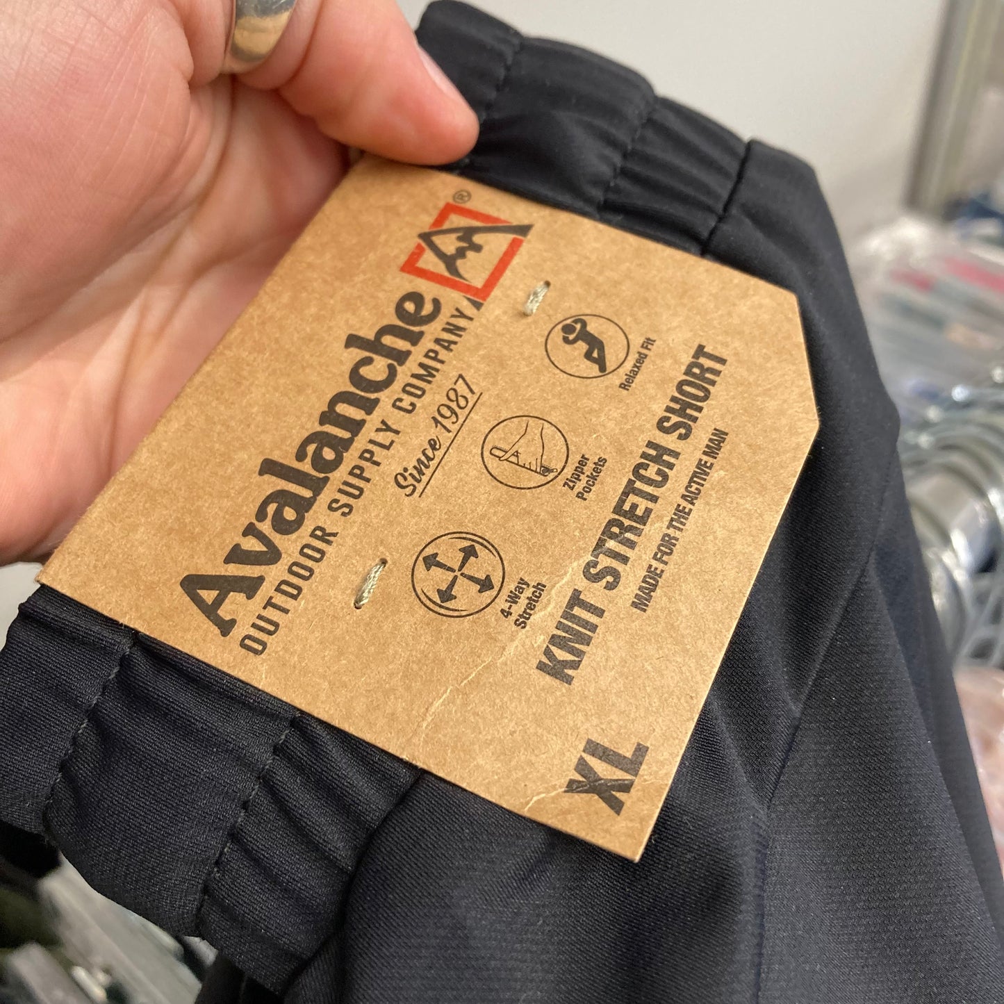 Athletic Shorts By Avalanche In Black, Size:Xl