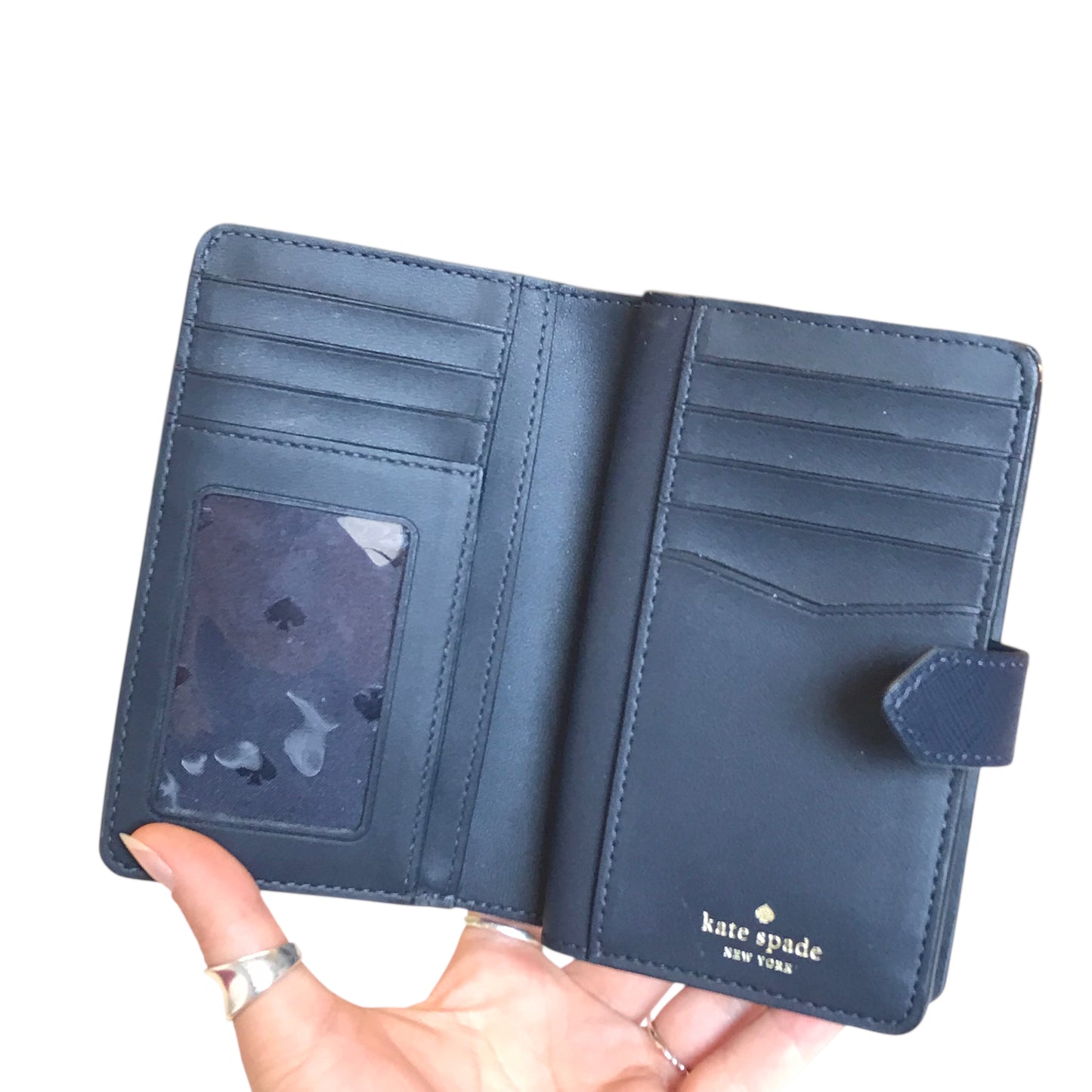 Wallet Designer By Kate Spade In Navy, Size:Small