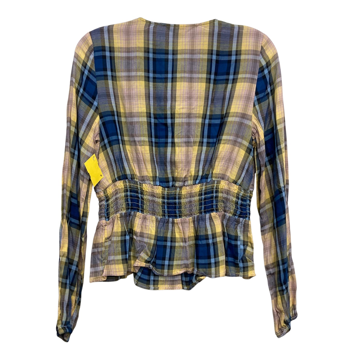 Top Ls By Express In Plaid Pattern, Size:Xs
