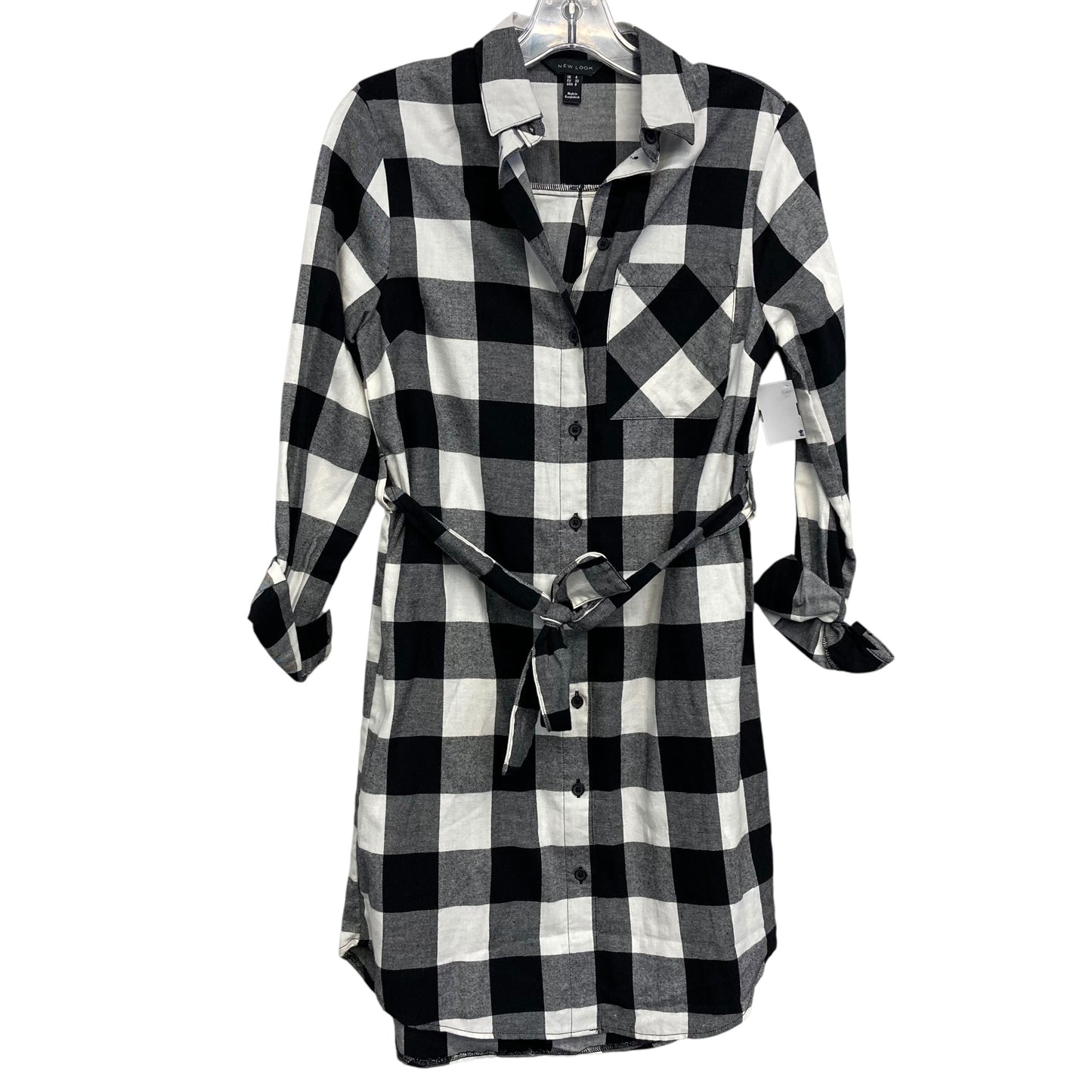 Dress Casual Short By New Look In Checkered Pattern, Size:XS