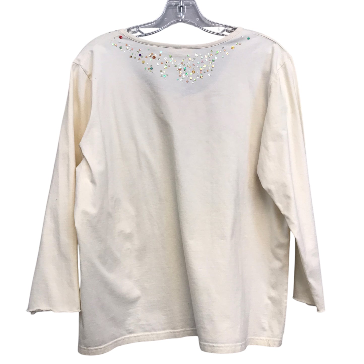Top Ls By Marsh Landing In Cream, Size:L