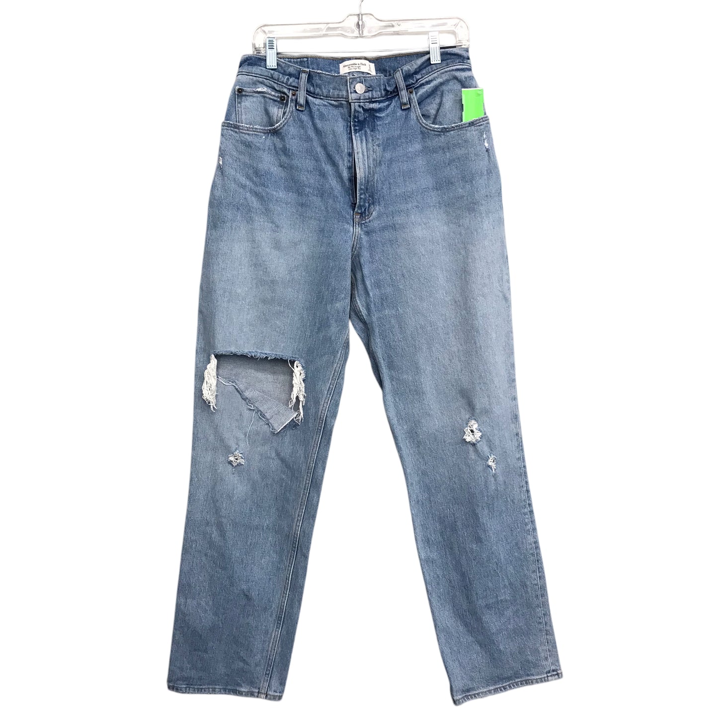 Jeans Boot Cut By Abercrombie And Fitch In Blue Denim, Size:10