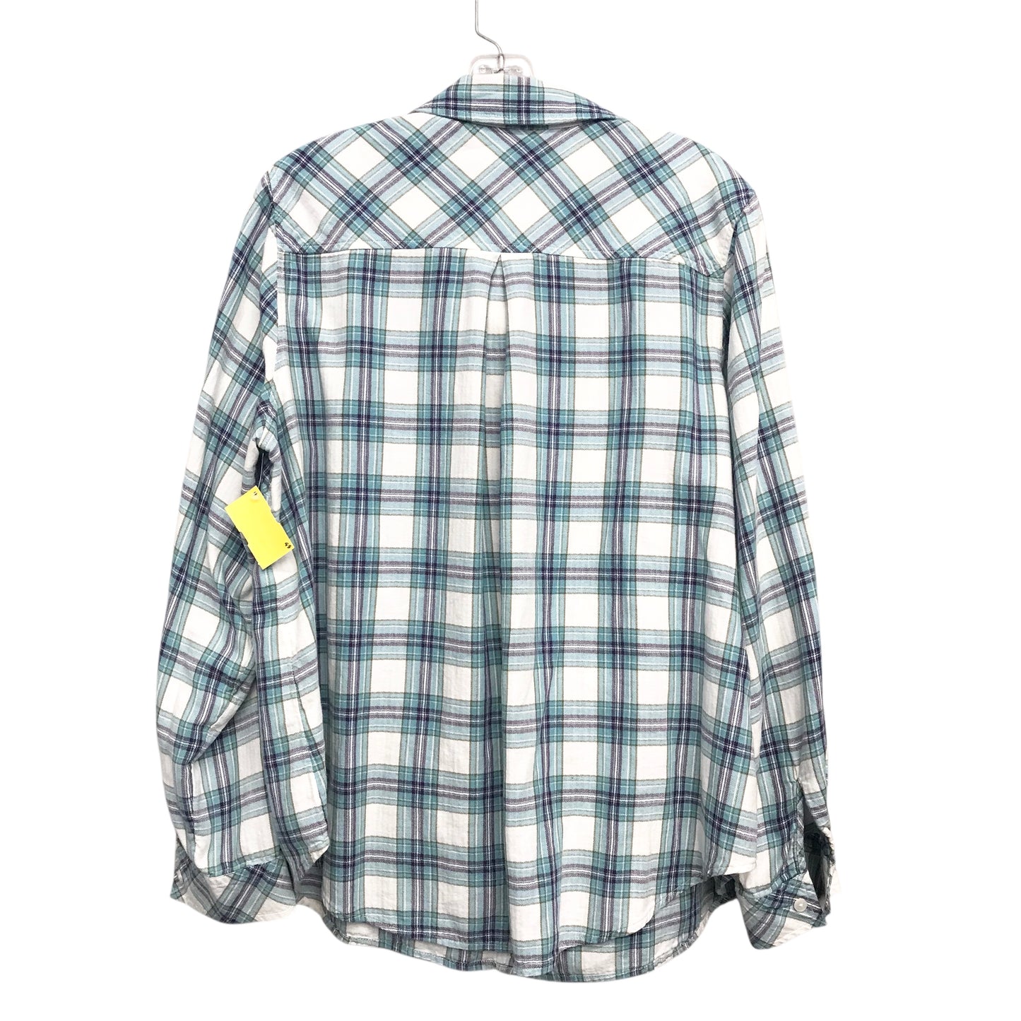 Top Ls By Market & Spruce In Plaid Pattern, Size:1X