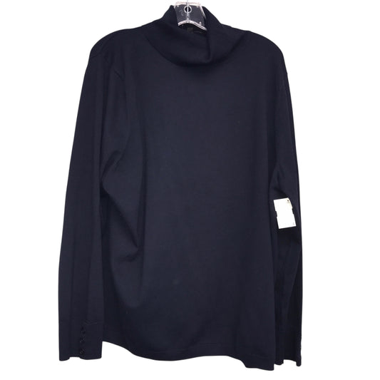 Sweater By Talbots In Navy, Size:3X