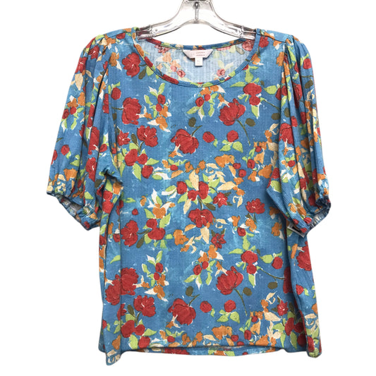 Top Ss By Lc Lauren Conrad In Blue & Red, Size:Xl