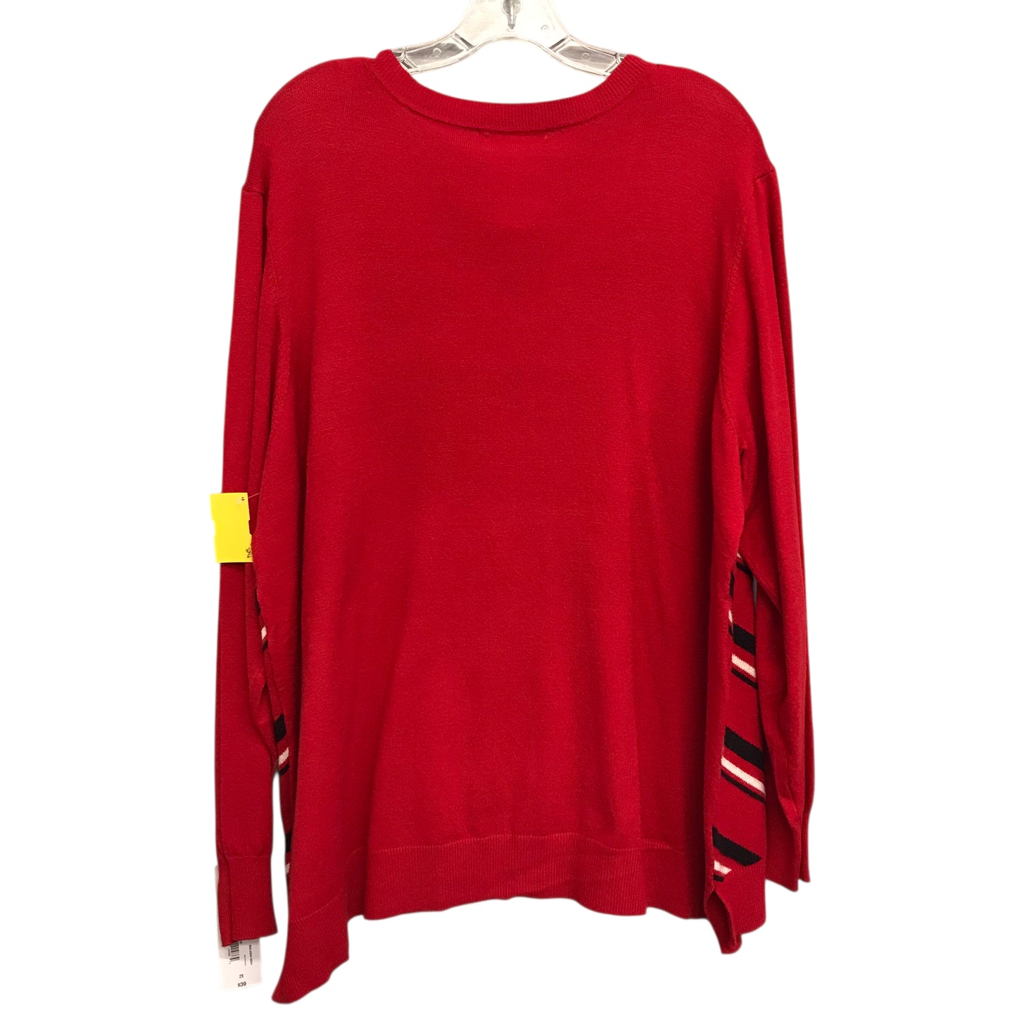 Sweater By Liz Claiborne In Red, Size:2X