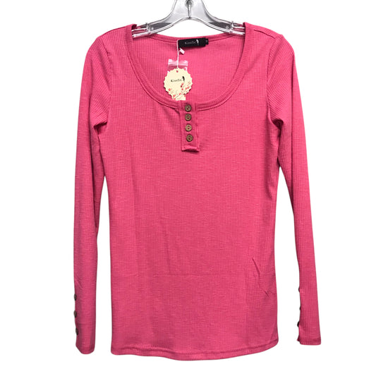 Top Ls Basic By KISSFIX In Pink, Size:M