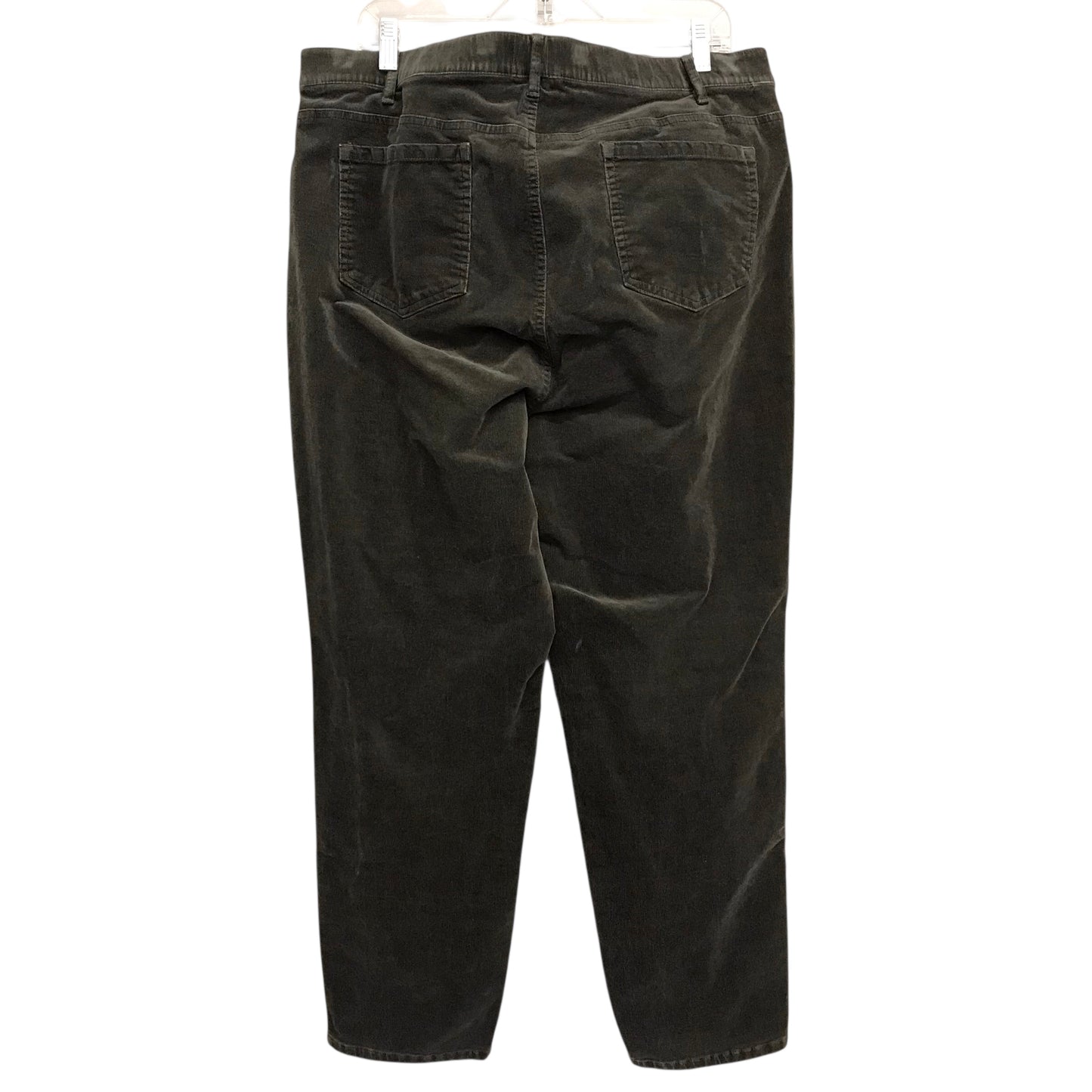 Pants Corduroy By J. Jill In Green, Size:2X