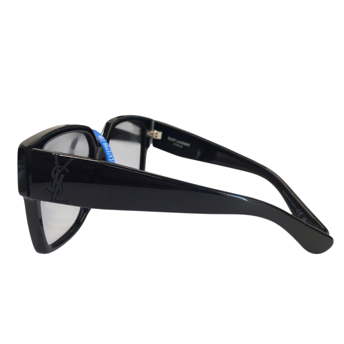 Sunglass Case Luxury Designer By Yves Saint Laurent In Black