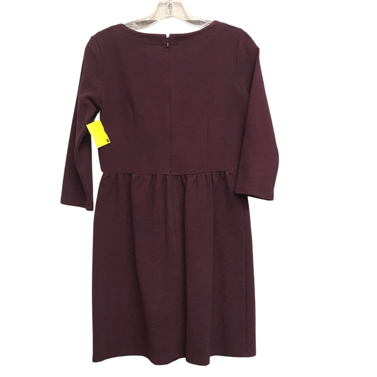Dress Work By Loft In Purple, Size:4 Petite