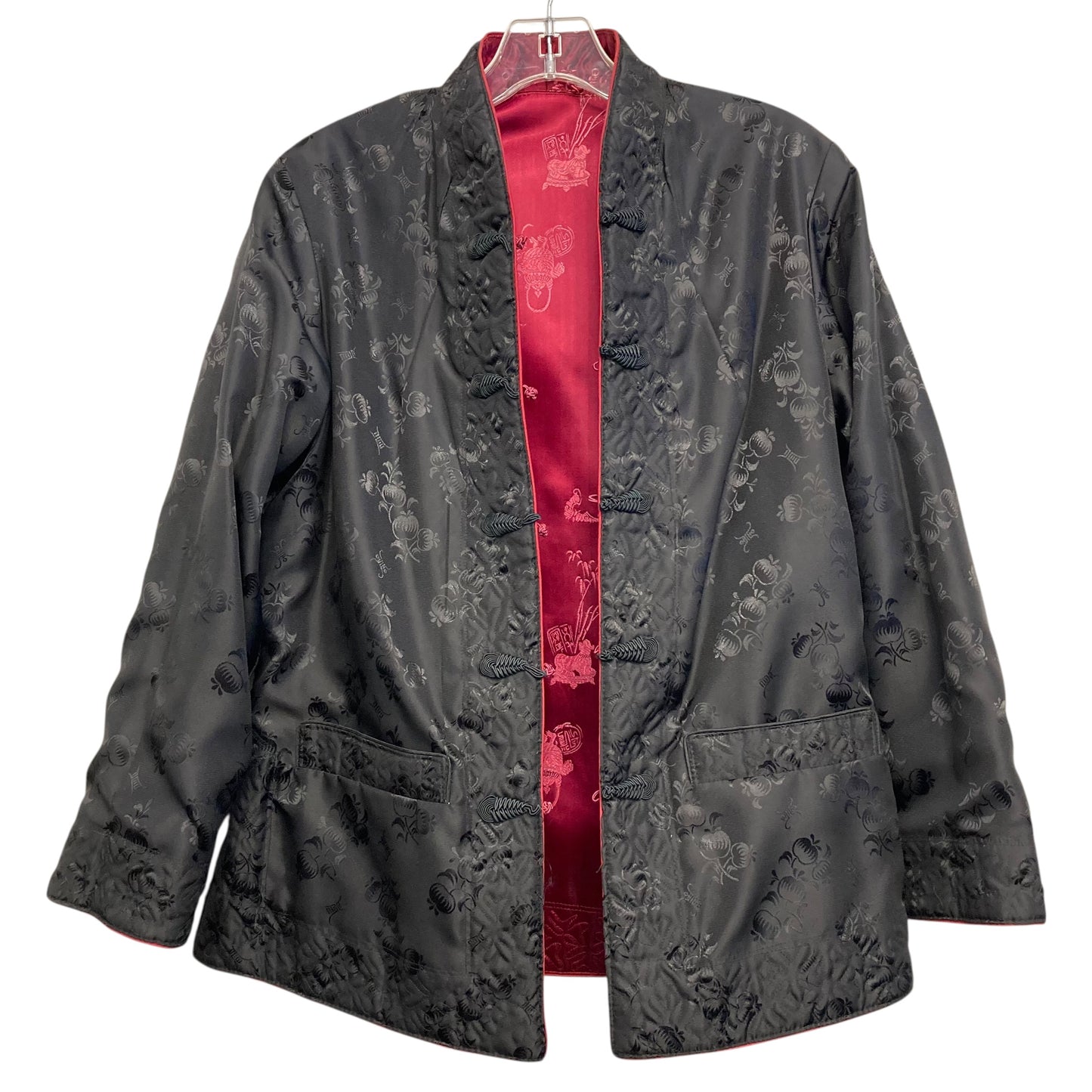 Blazer by Fortune In Black & Red, Size:S