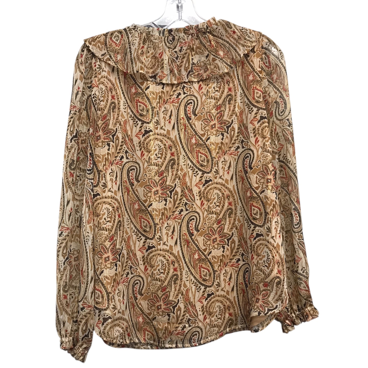 Top Ls By Loft In Brown, Size:M