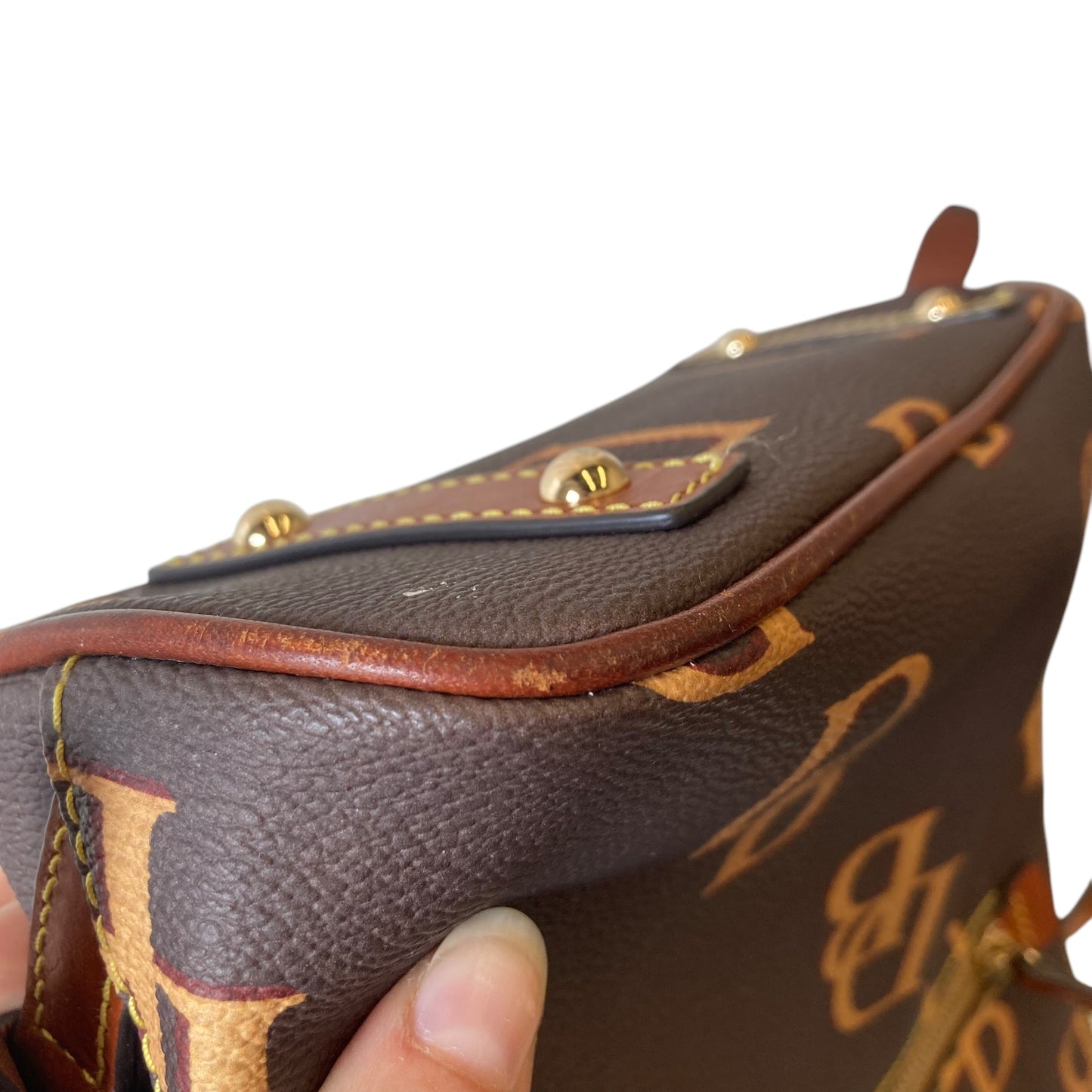 Backpack Designer By Dooney And Bourke In Brown, Size:Small