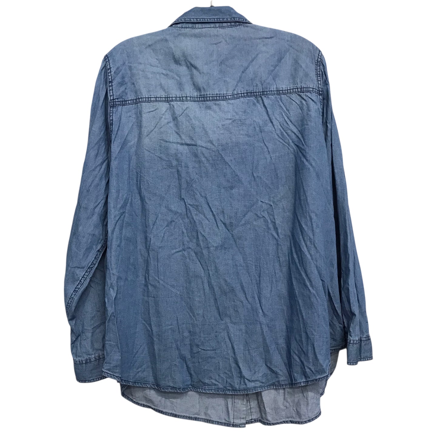 Top Ls By Torrid In Blue Denim, Size:2X