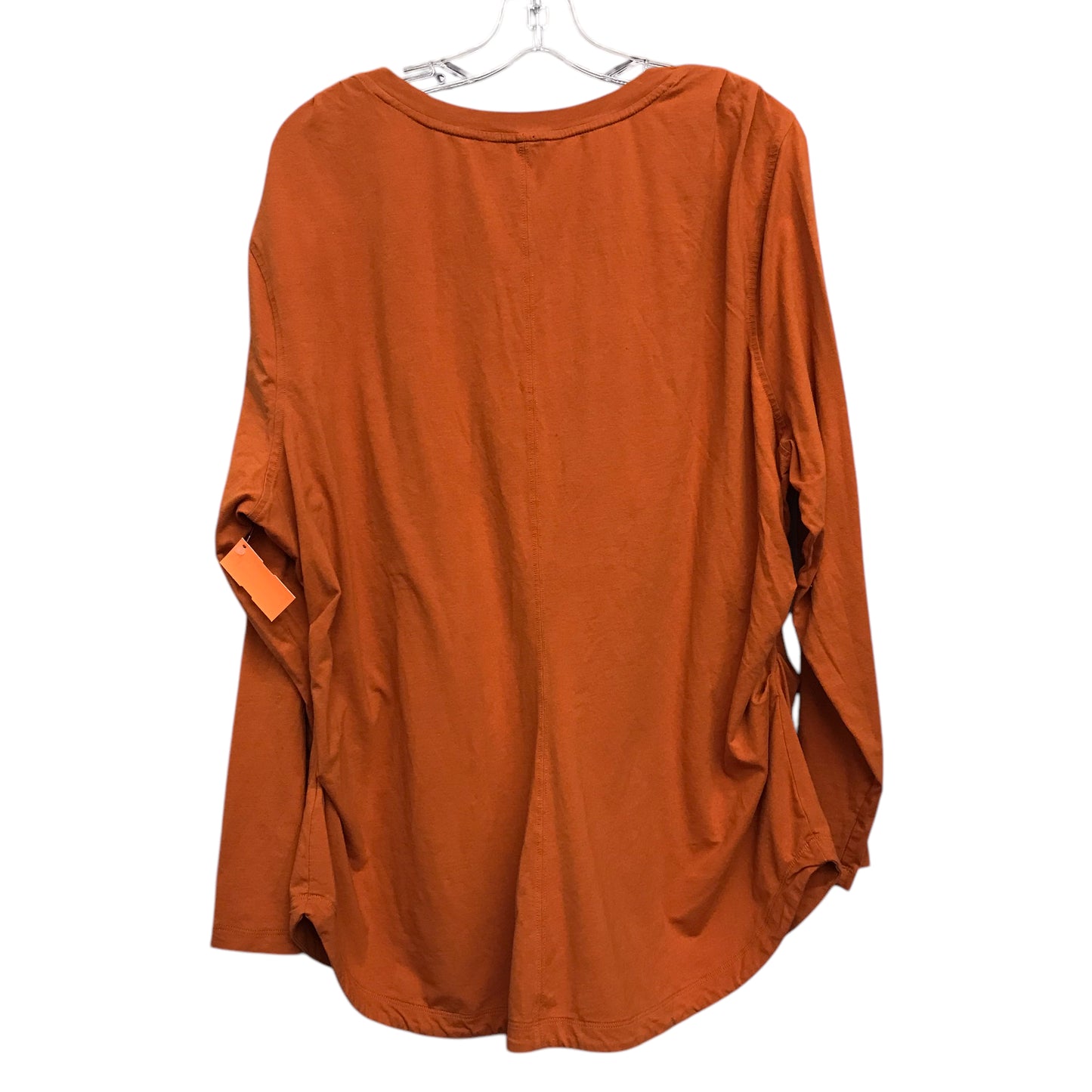 Top Ls Basic By Athleta In Orange, Size:2X
