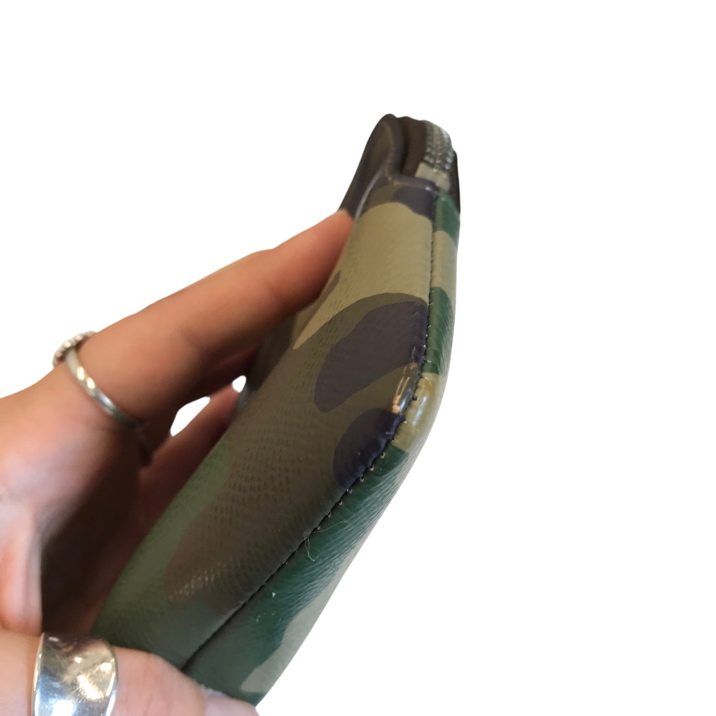 Wristlet Designer By Coach In Camouflage Print, Size:Medium