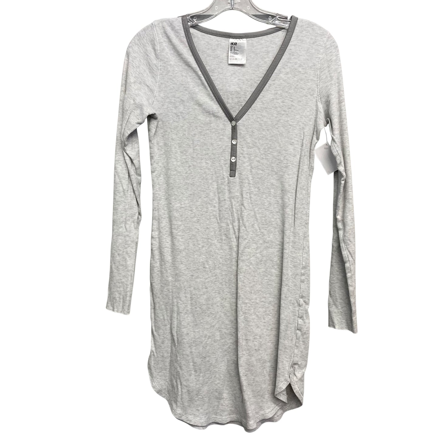 Dress Casual Short By H&M In Grey, Size:M