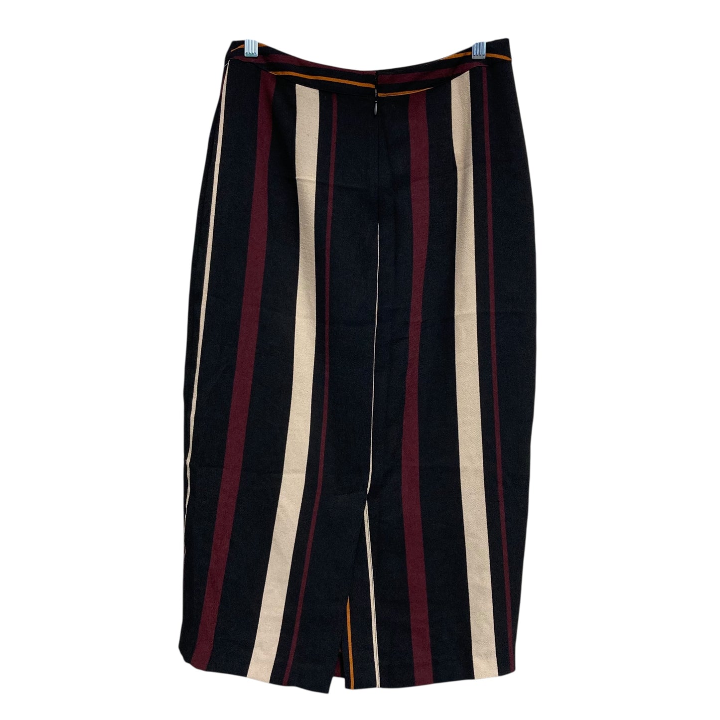 Skirt Midi By Who What Wear In Striped Pattern, Size:8