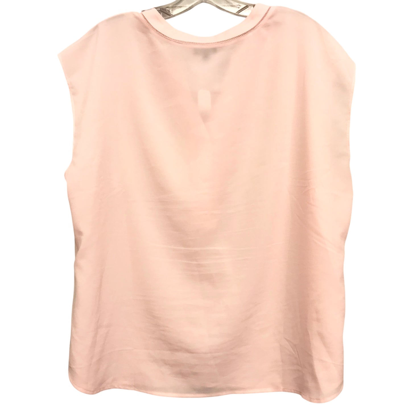 Top Sleeveless By Talbots In Pink, Size:1X