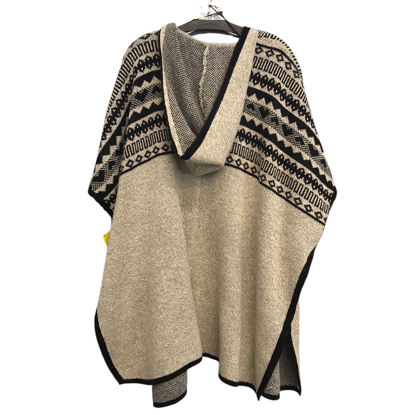 Sweater Cardigan By Katsumi In Black & Tan, Size:L