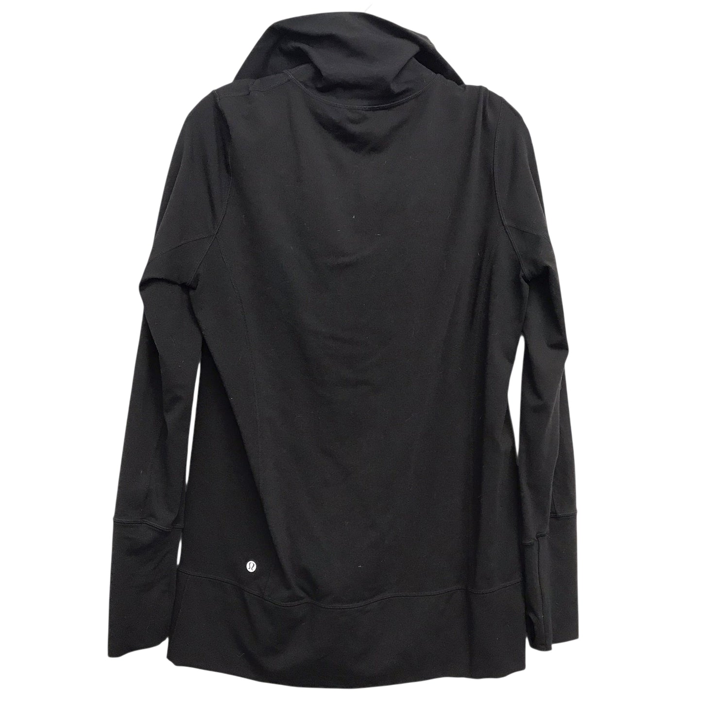 Athletic Jacket By Lululemon In Black, Size:L