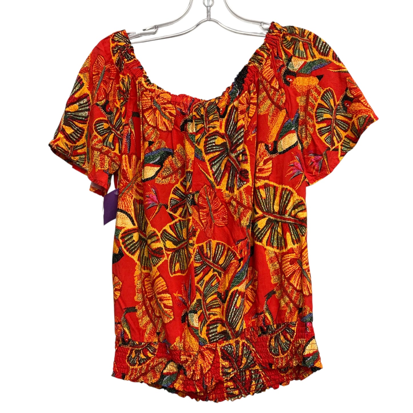 Top Ss By Christian Siriano In Red, Size:M