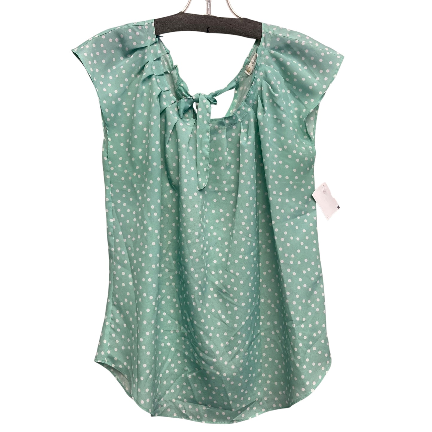 Top Sleeveless By Lc Lauren Conrad In Polkadot Pattern, Size:M