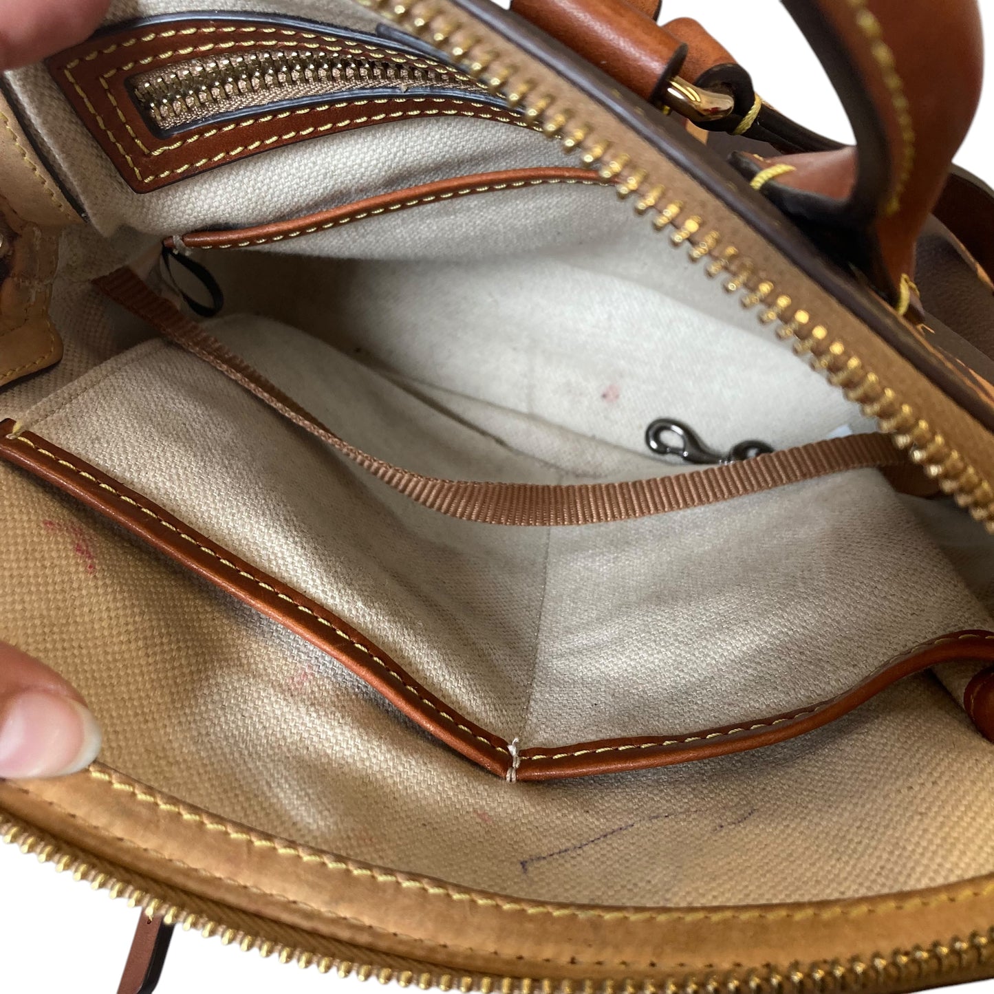 Backpack Designer By Dooney And Bourke In Brown, Size:Small