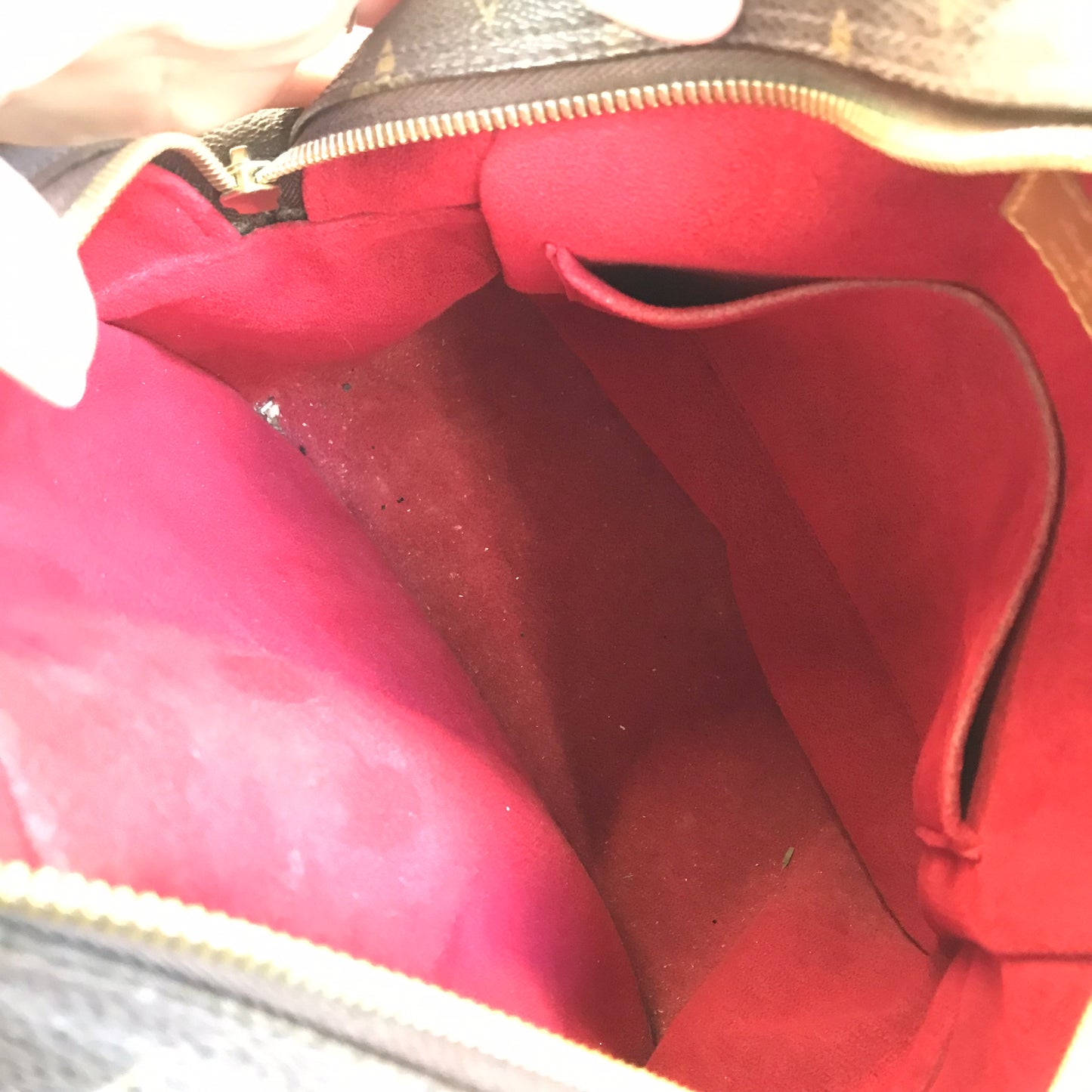 Handbag Luxury Designer By Louis Vuitton In Brown, Size:Medium