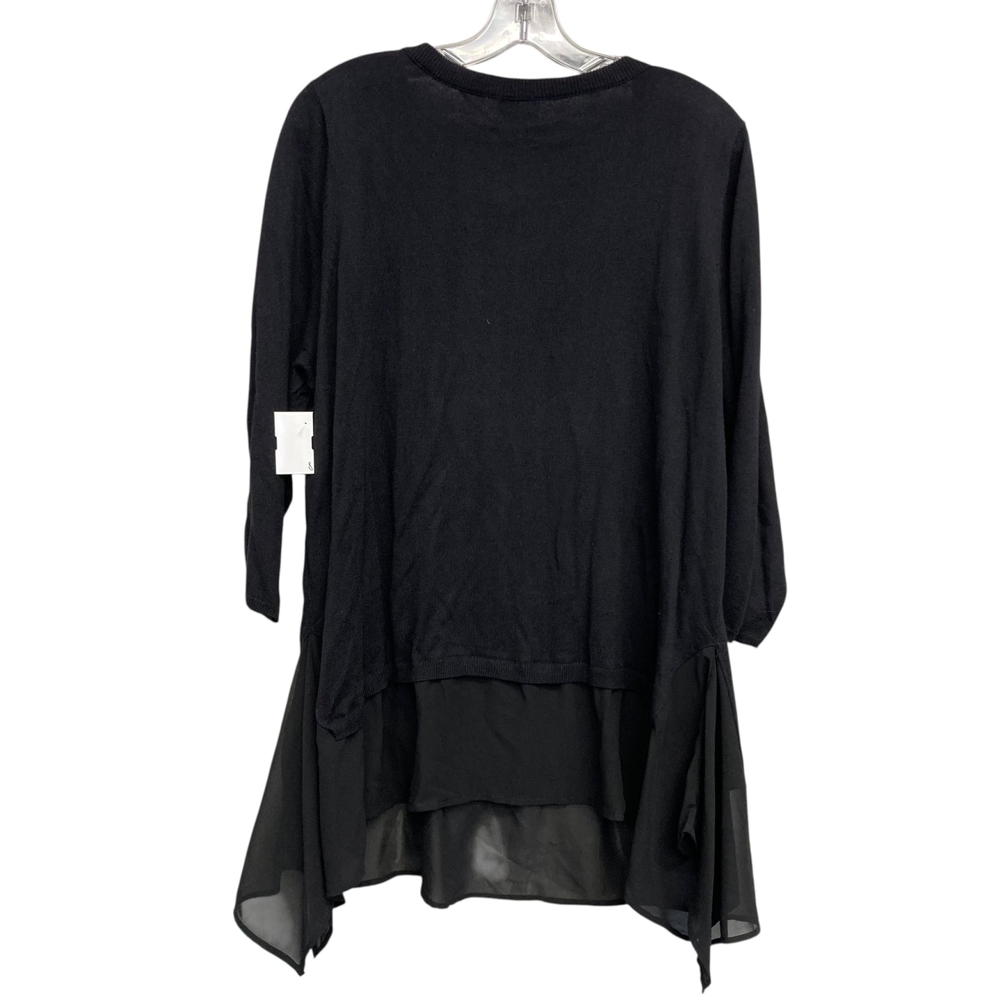 Top Ls By Worthington In Black, Size:1X