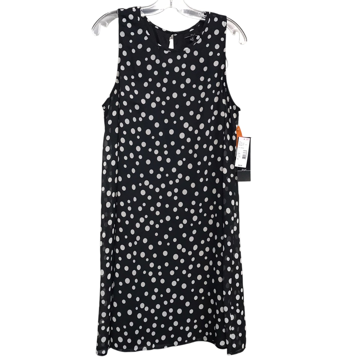 Dress Casual Short By R And K Originals In Polkadot Pattern, Size:Xl