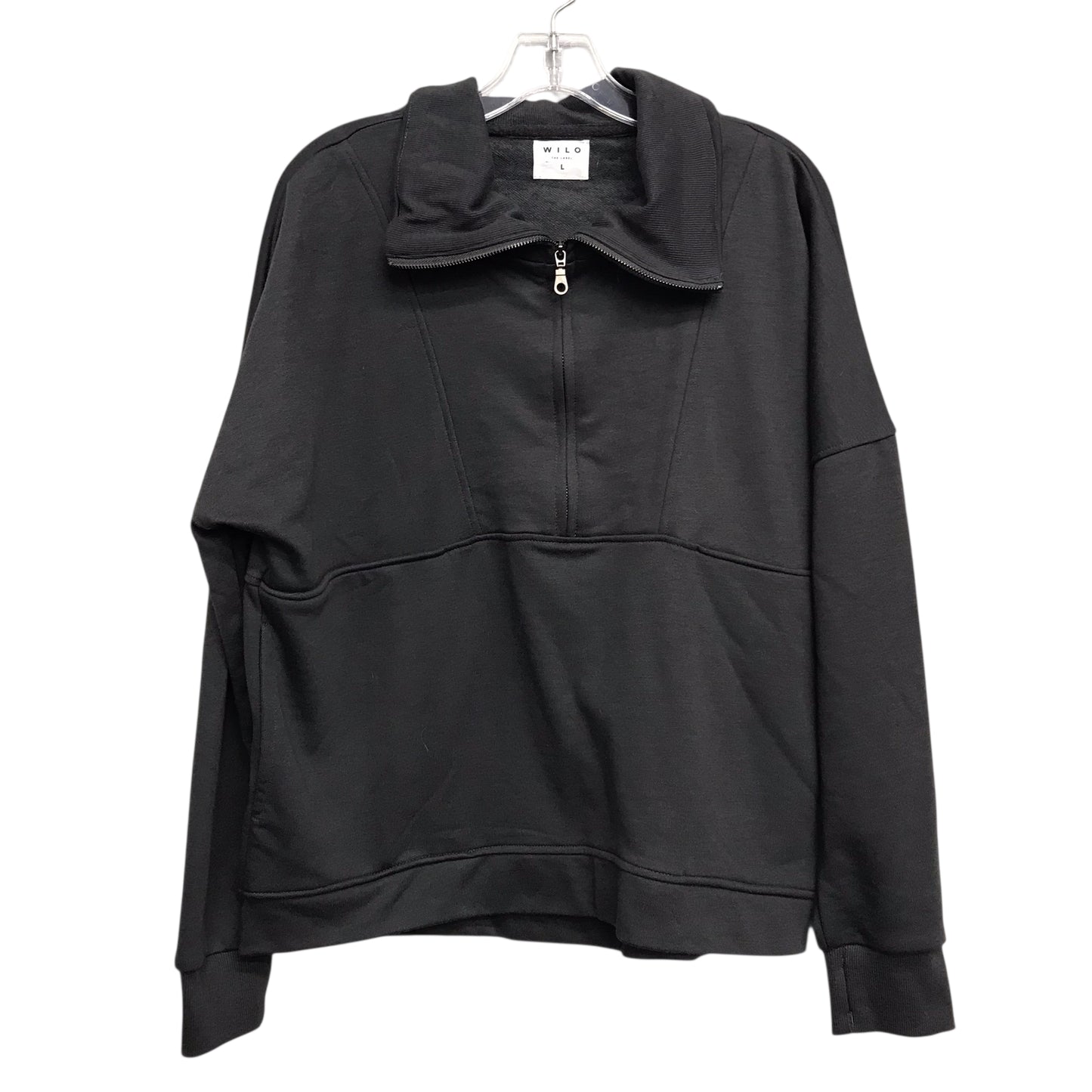 Athletic Sweatshirt Crewneck By Wilo In Grey, Size:L