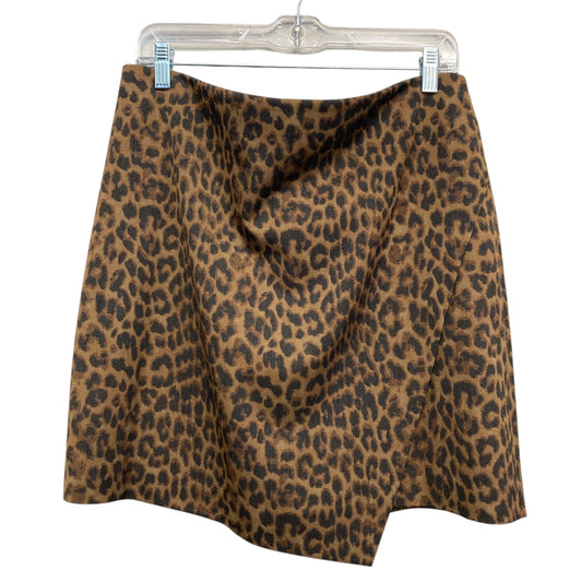 Skirt Mini & Short By Ann Taylor In Animal Print, Size:12