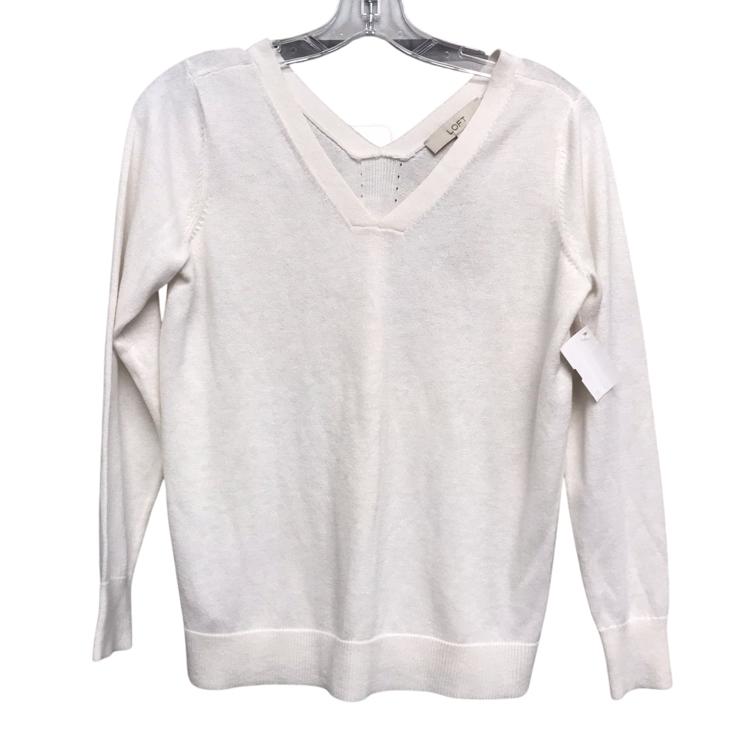 Sweater By Loft In White, Size:Sp