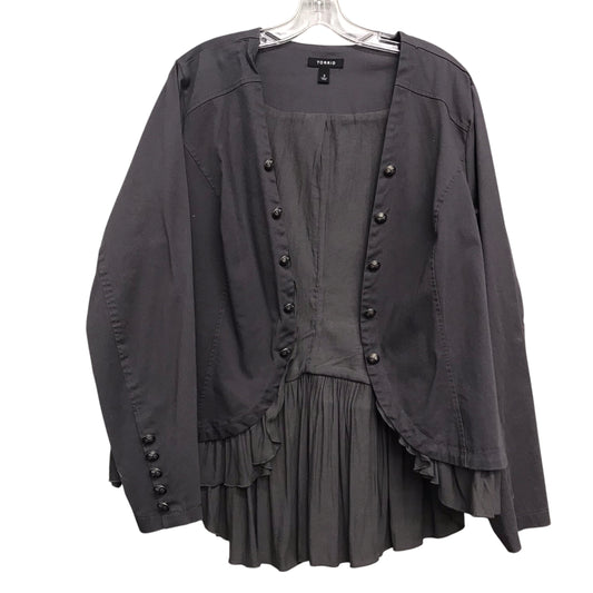 Blazer By Torrid In Grey, Size:2X